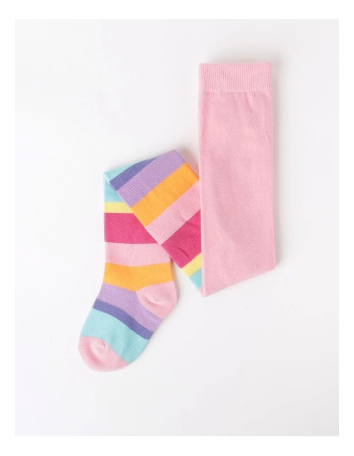 Novelty Tights in Rainbow