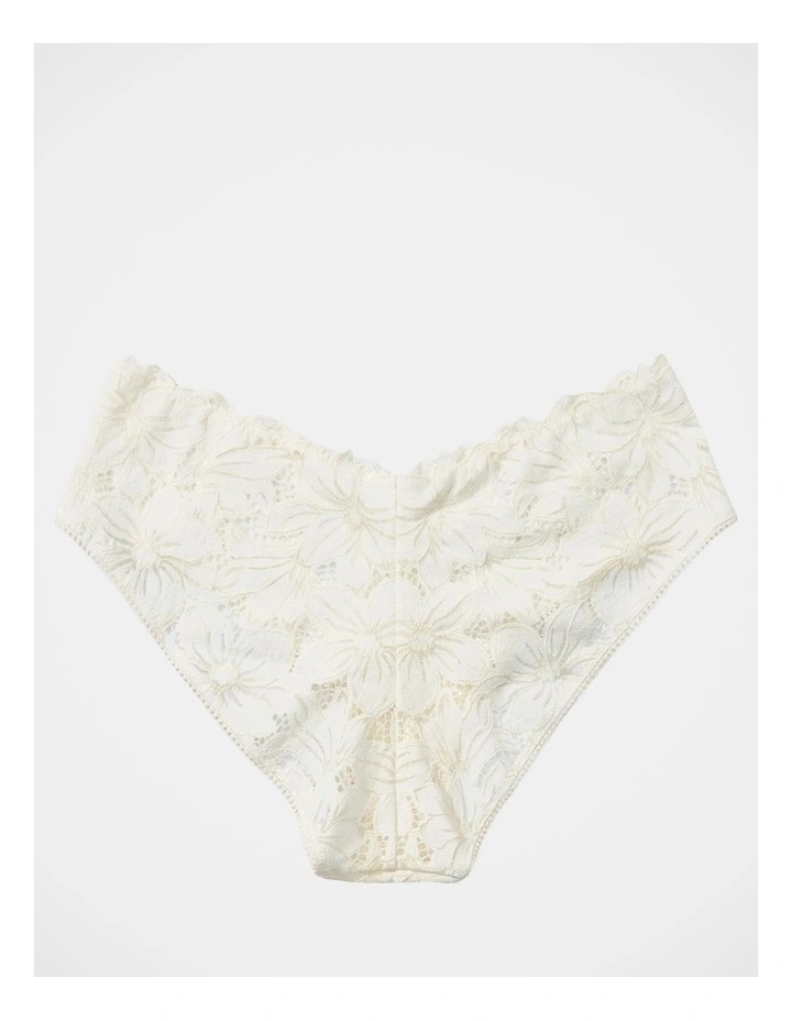 Crochet Lace Cheeky Underwear in Soft Muslin