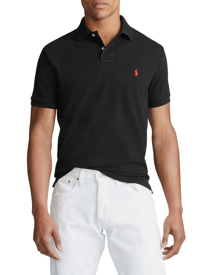 Custom Slim Fit Mesh Polo Shirt