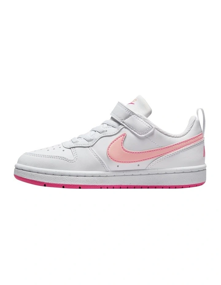 Court Borough Low Recraft Pre-School Sneakers in White