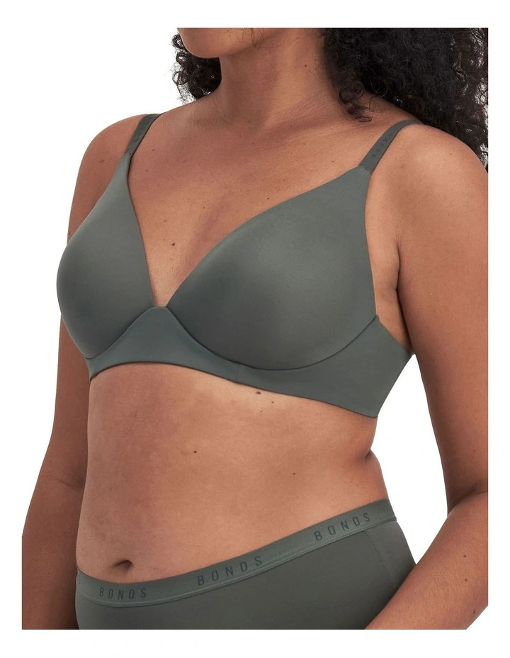 Comfytops Micro Wirefree Bra in Upl Smoked Jade