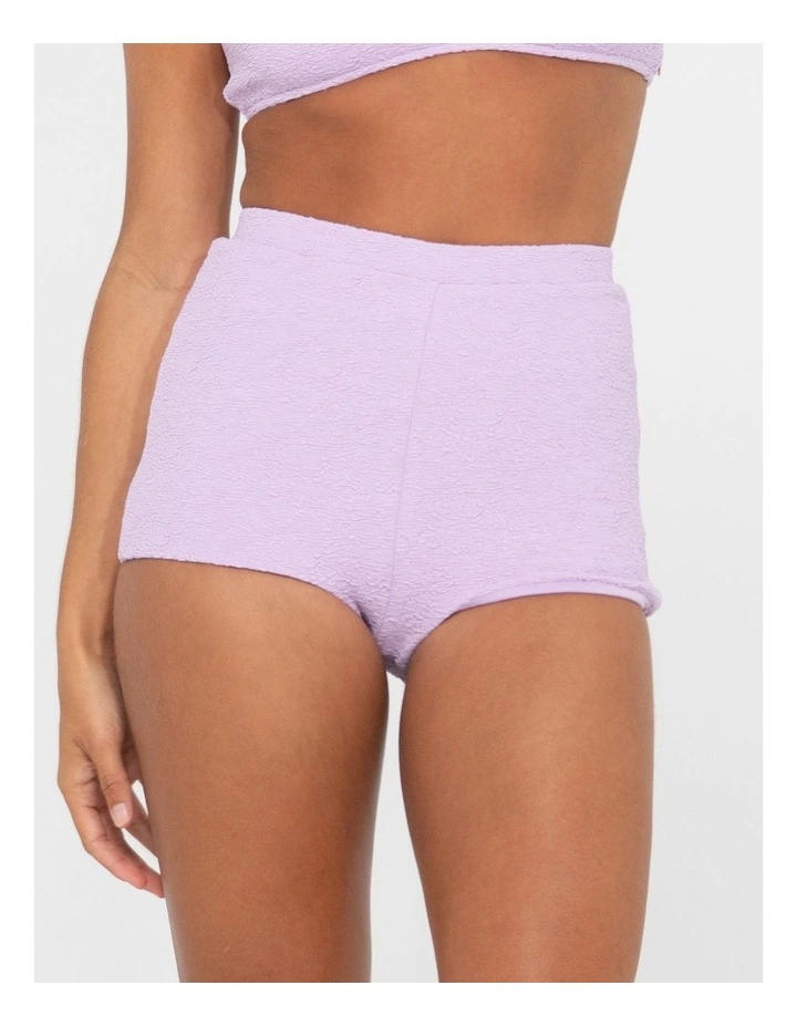 Sandalwood High Waisted Short in Purple