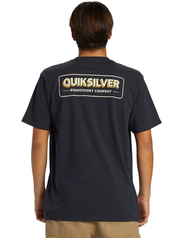 Sign Short Sleeve T-shirt in Dark Navy
