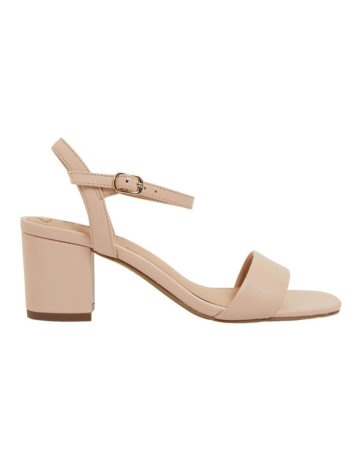 Heather Sandals in Blush Leather