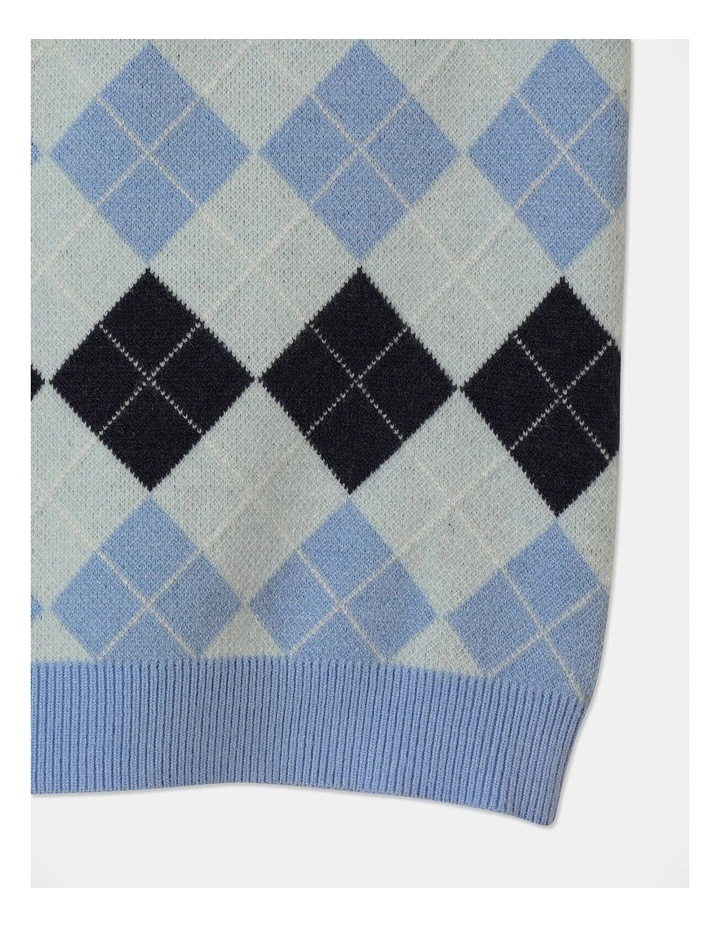 Jacquard Skirt in Blue