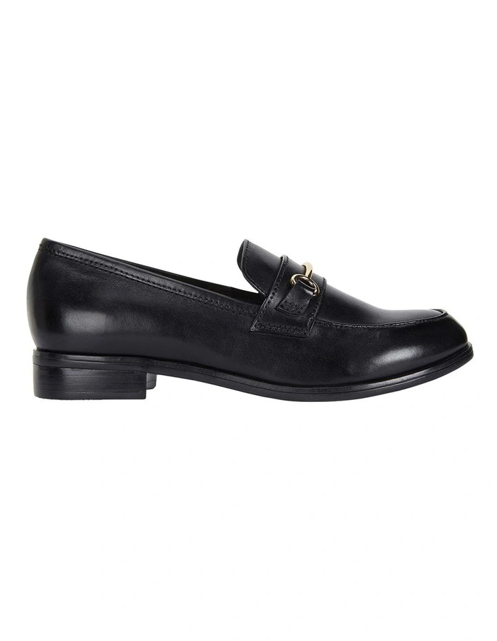 Wallis Black Hi Shine Flat Shoes