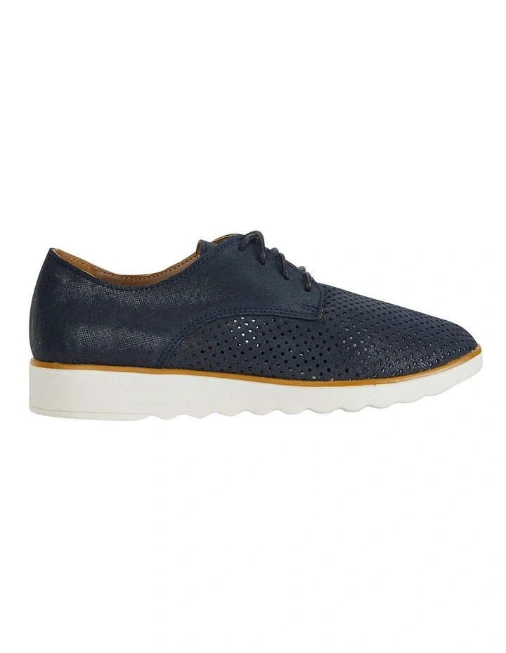 Deed Navy Combo Flat Shoes