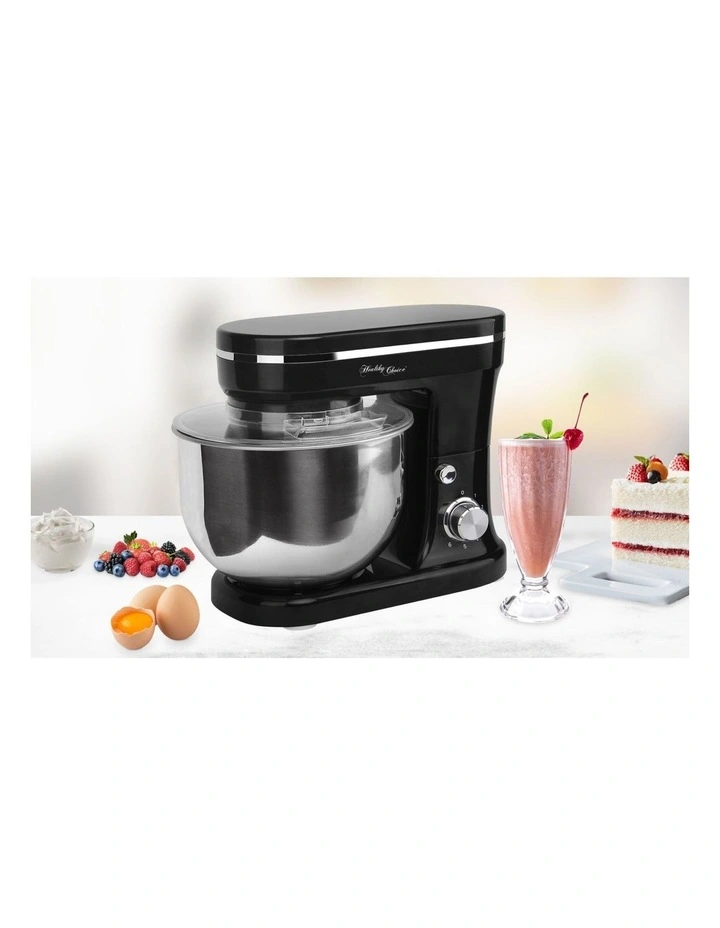 Mix Master with Bowl/Whisk/Beater 1200W in Black