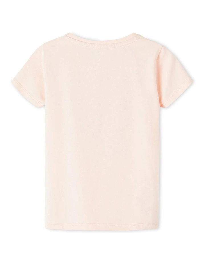 Dea Printed T-shirt in Creme De Peche