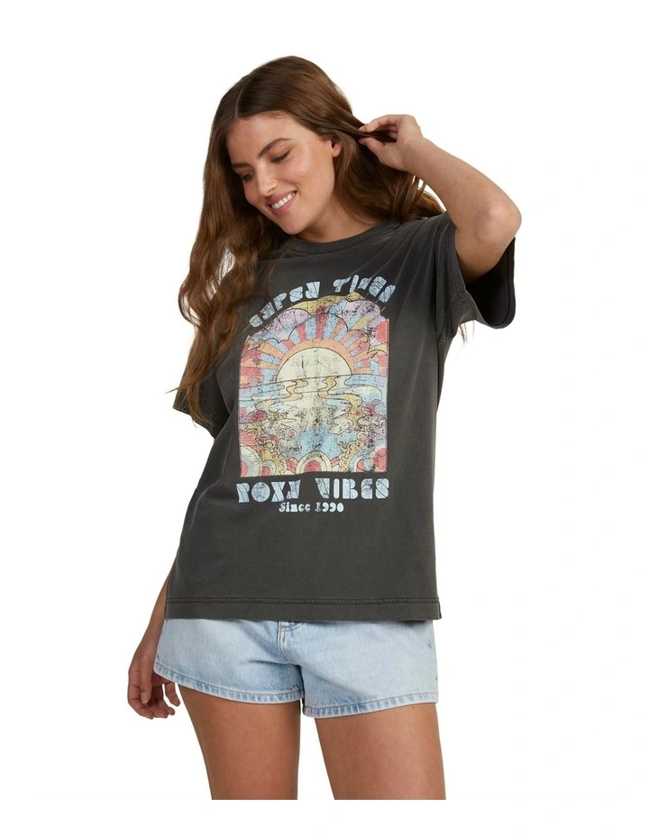 On The Hill T-shirt in Anthracite