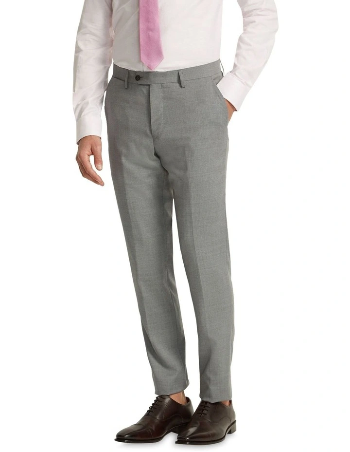 Byron Wool Trousers in Grey