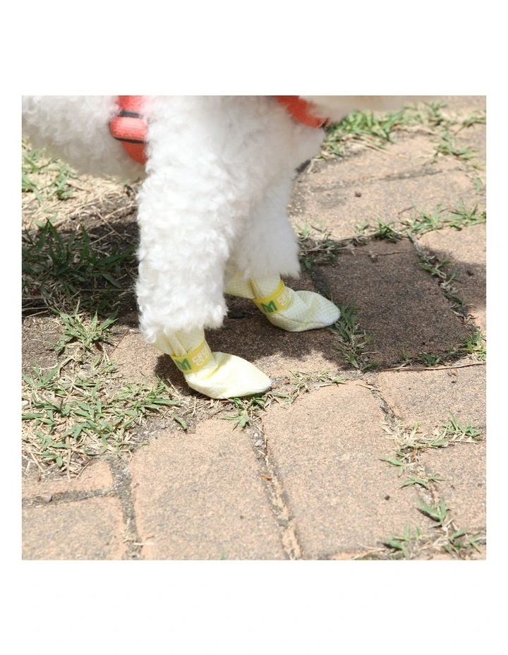 Waterproof Disposable Dog Shoes 28 Pieces XS in Pink
