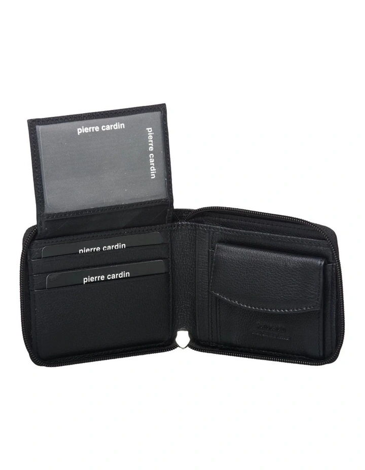 Italian Leather Wallet in Black
