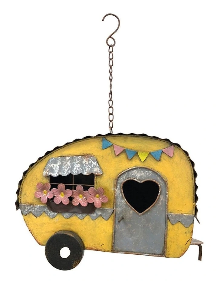 Caravan Hanging Birdhouse Feeder in Multi