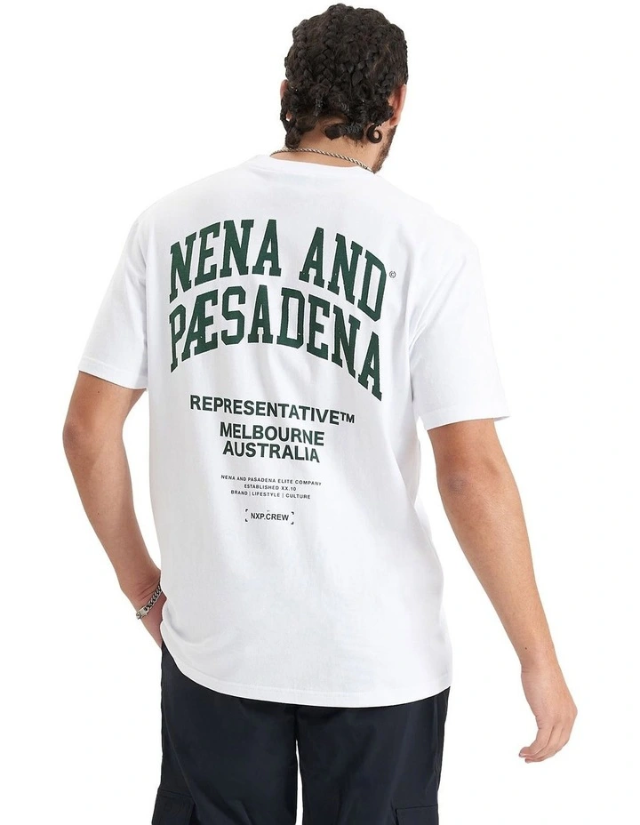 Overview Relaxed Tee in White