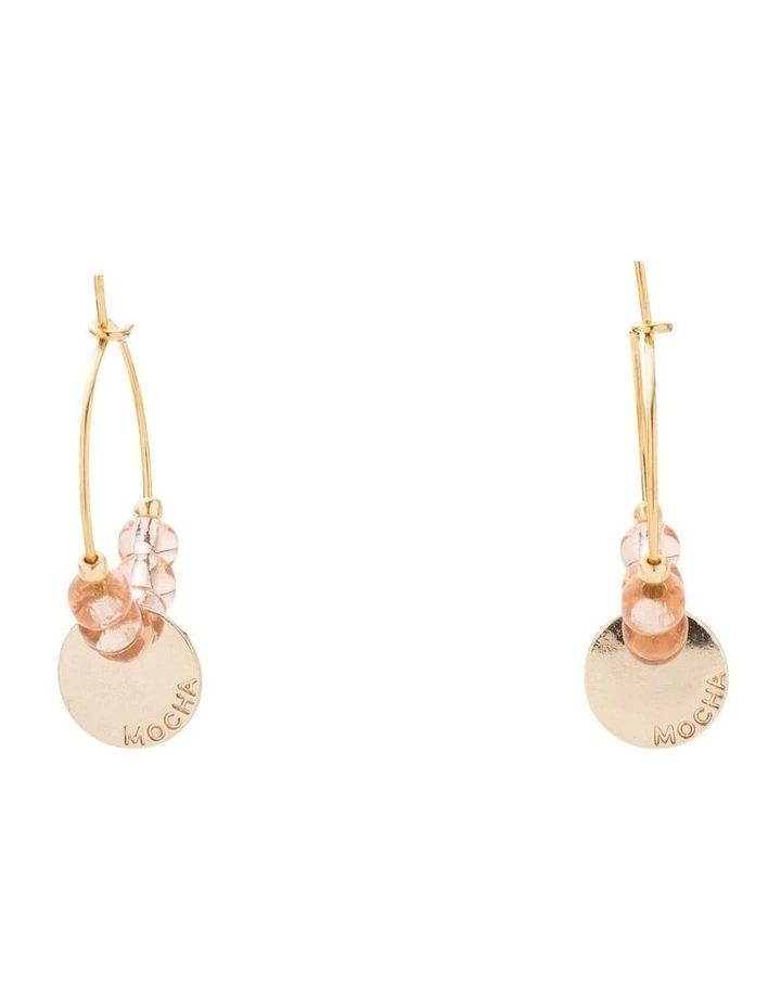 Reborn Lagoon Earrings in Rose