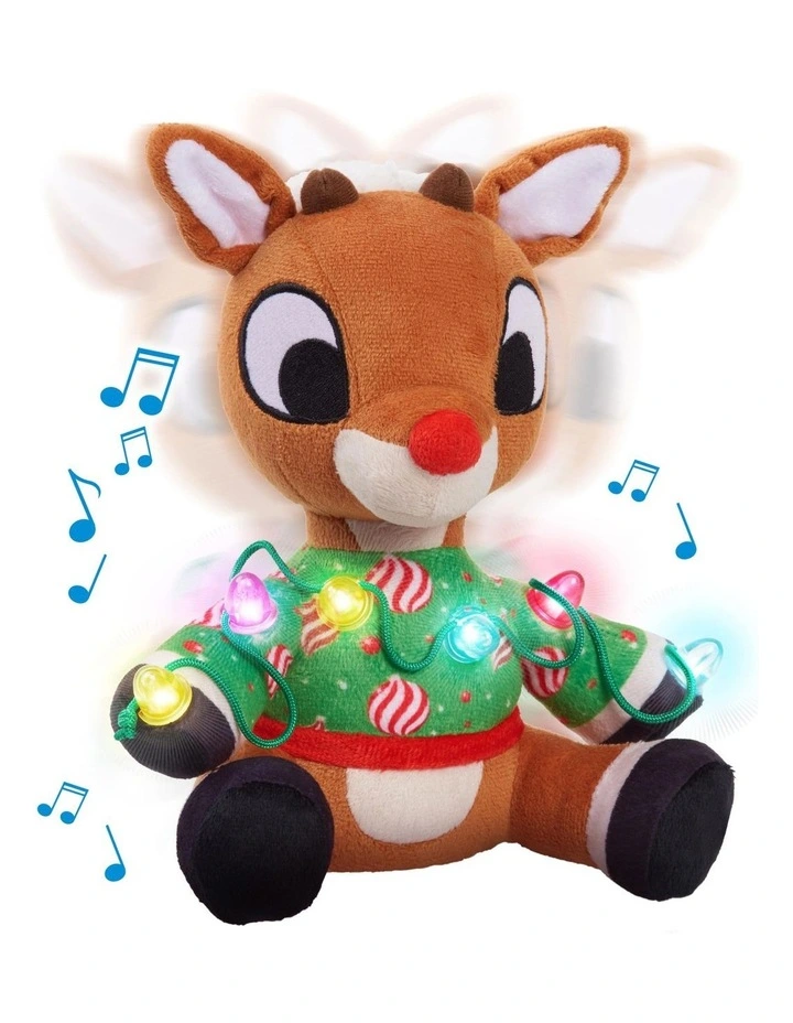 Rudolph Holiday Lights Plush