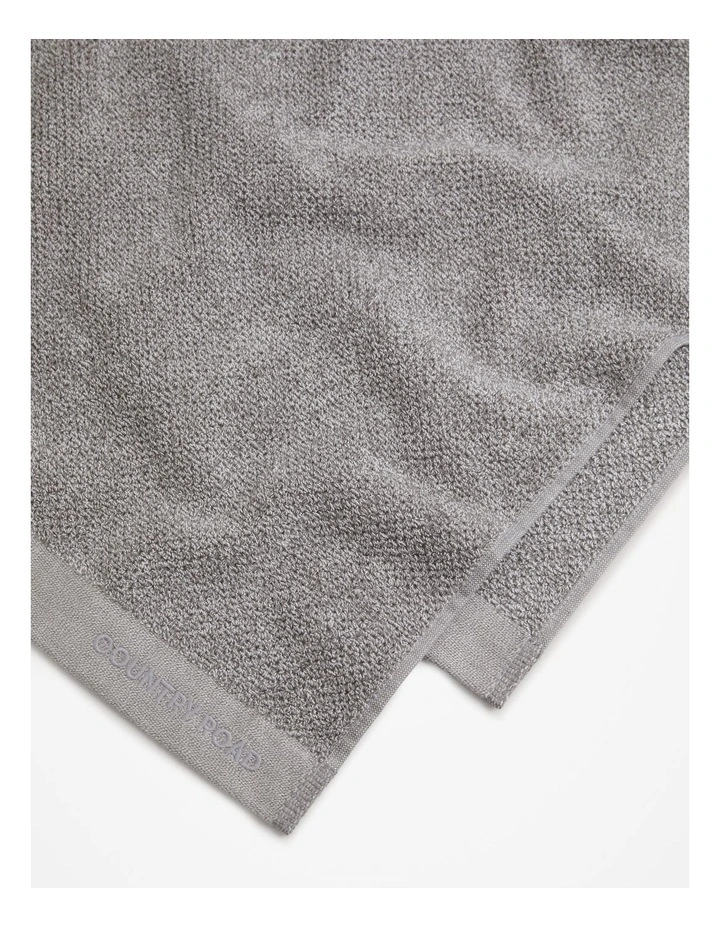 Calo Australian Cotton Bath Sheet in Grey Marle