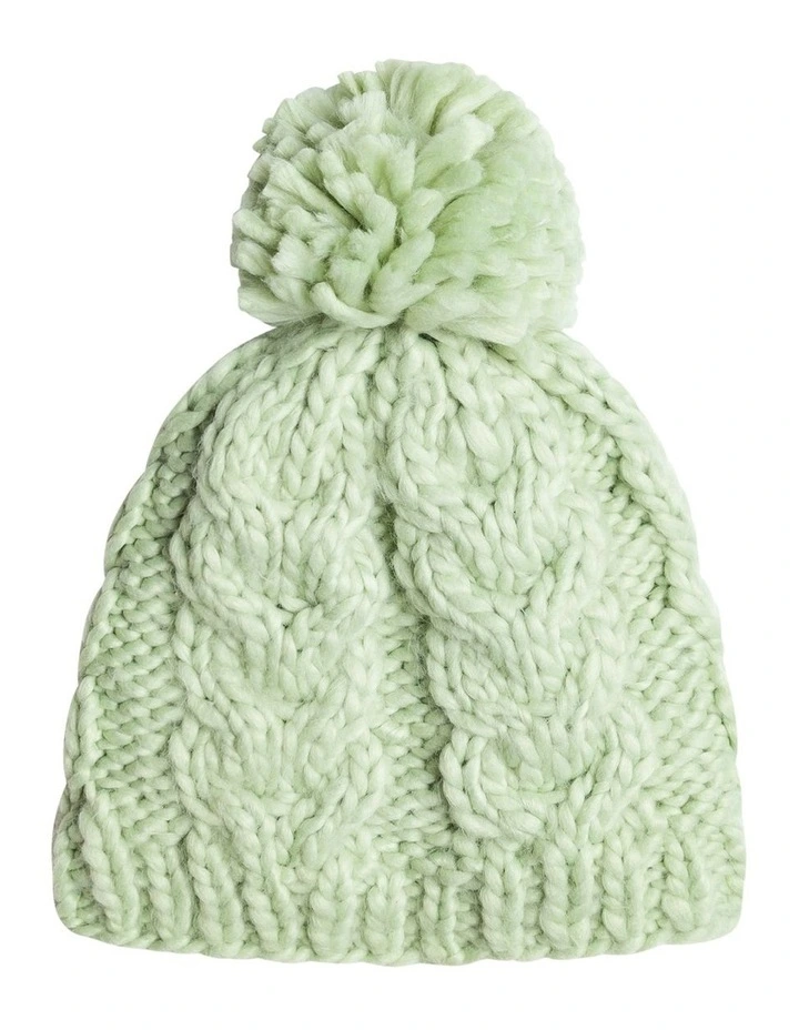 Winter Beanie in Cameo Green
