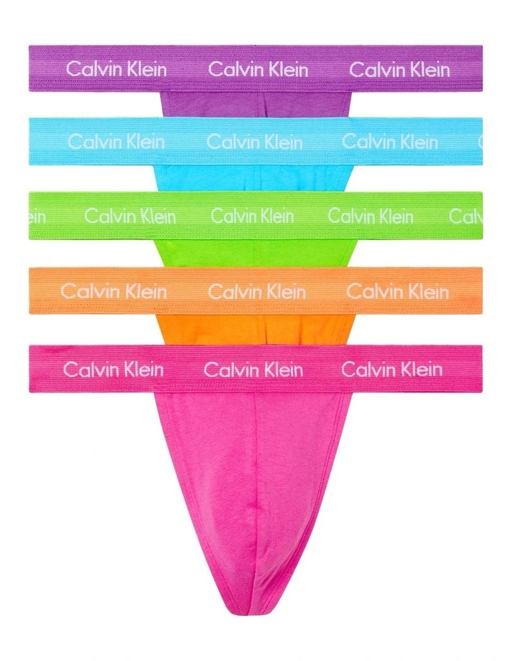 Pride Edit Thongs 5 Pack in Multi