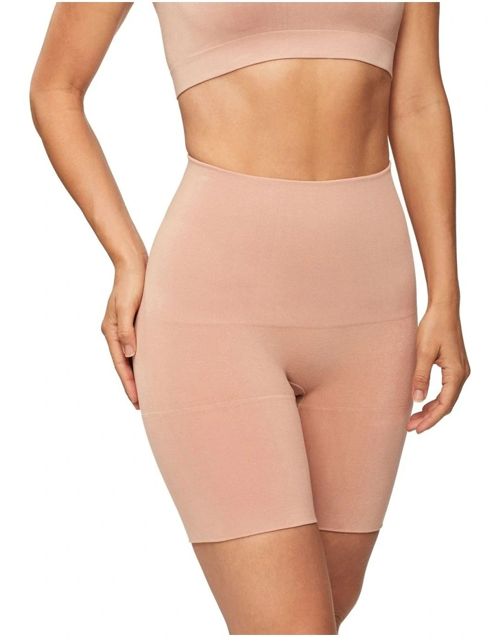 Bamboo Essentials Waisted Shaper Short in Mahogany