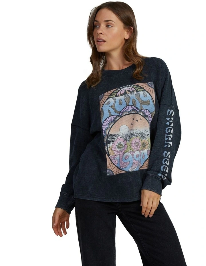 East Side Long Sleeve Sweatshirt in Anthracite