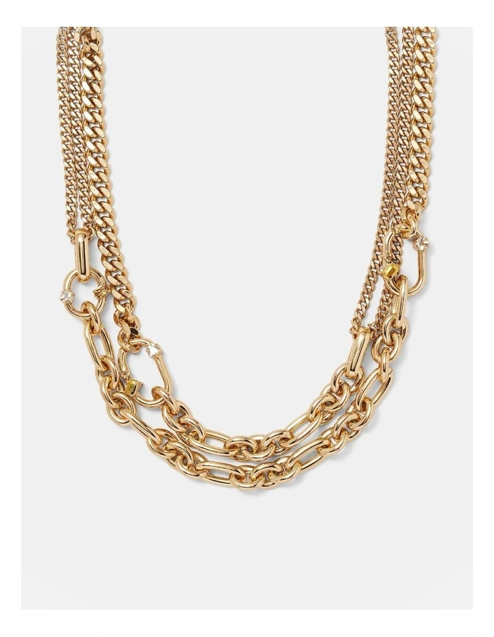 Found Link Necklace in Gold