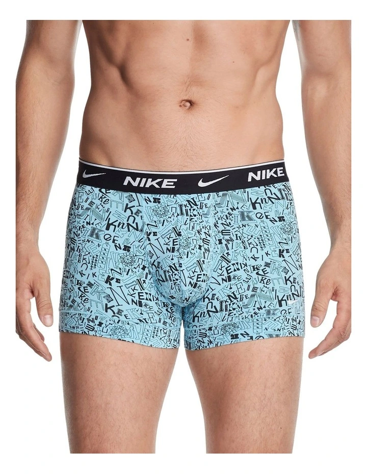 Everyday Stretch Trunks 3 Pack in Assorted
