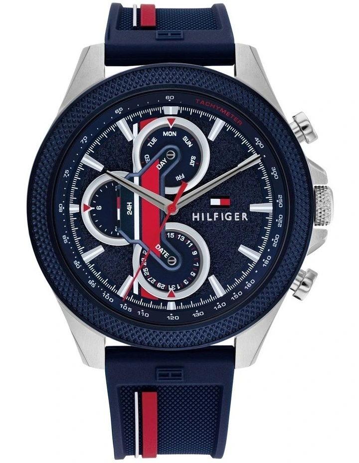 Clark Stainless Steel Watch in Navy