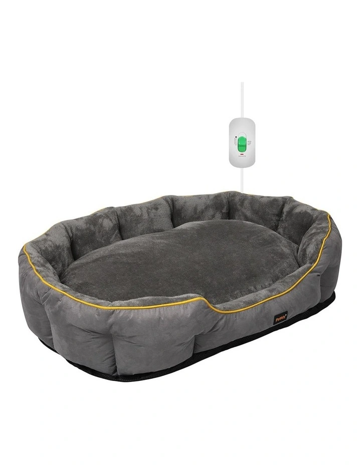XL Electric Pet Heater Bed in Grey