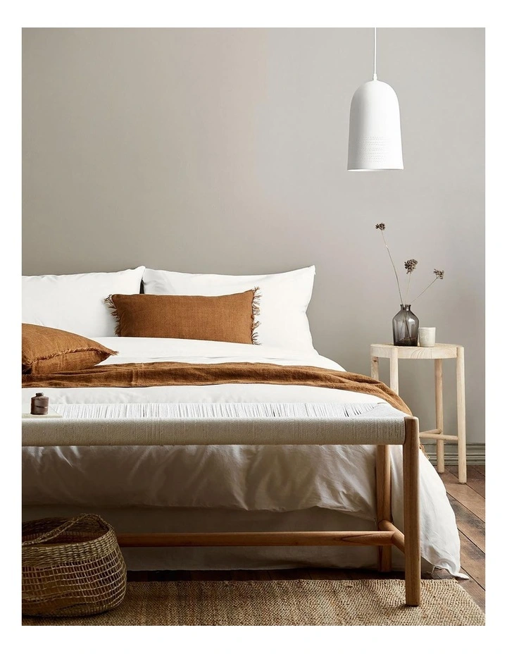 Halo Organic Cotton Bedlinen Collection in White