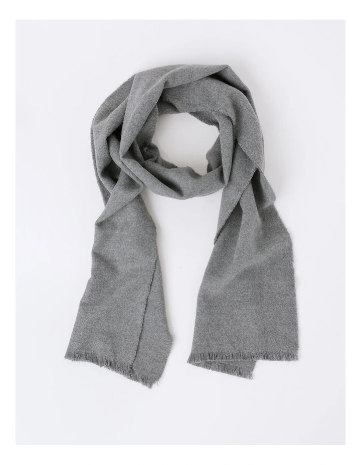 Essential Woven Scarf in Grey