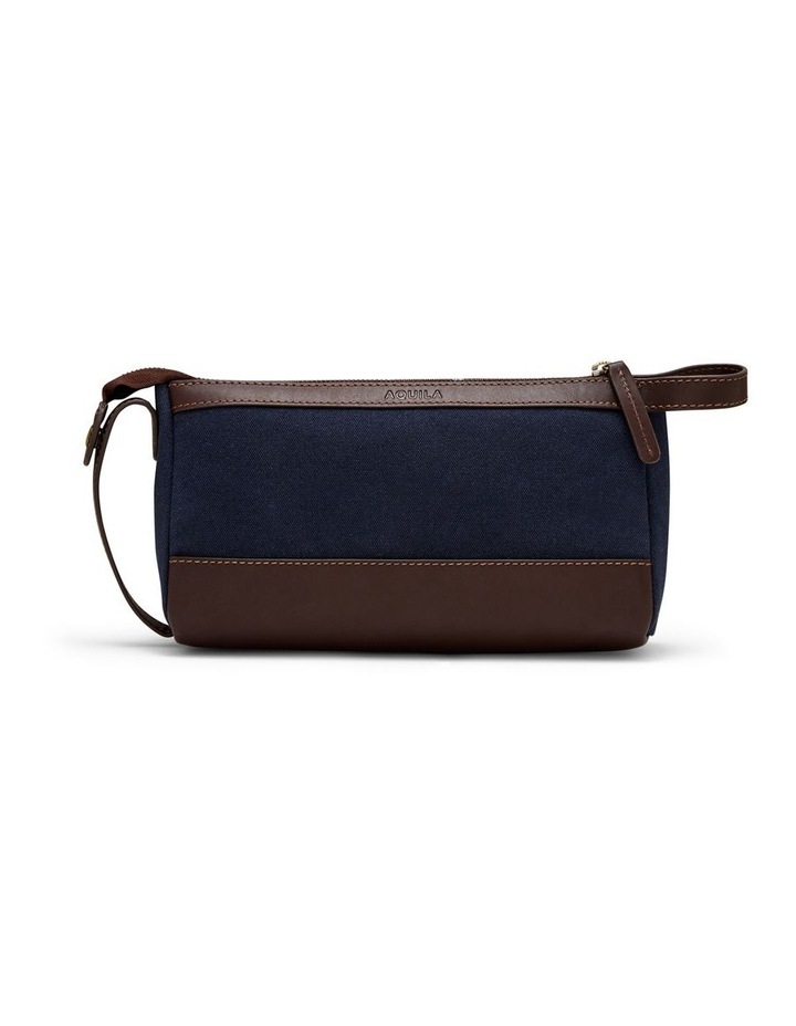 Cruiser Canvas Wash Bag in Navy