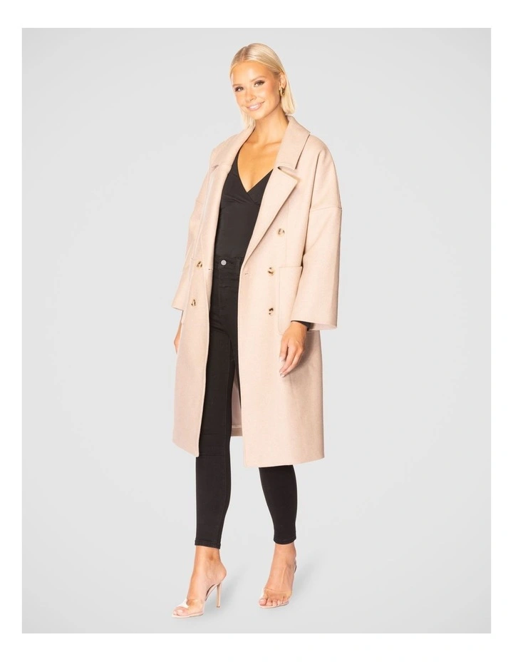 Thierry Long Coat in Oatmeal