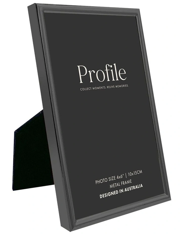 Habitat Metal Photo Frame 4x6 in Black