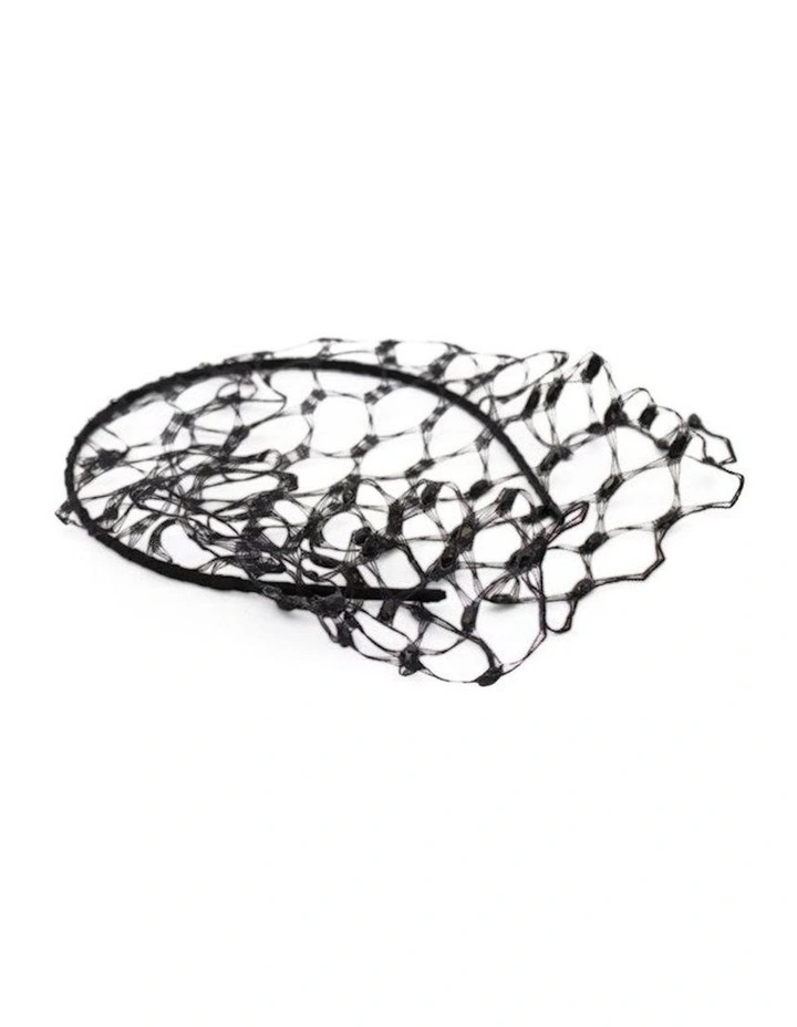 Magdalena Headpiece in Black