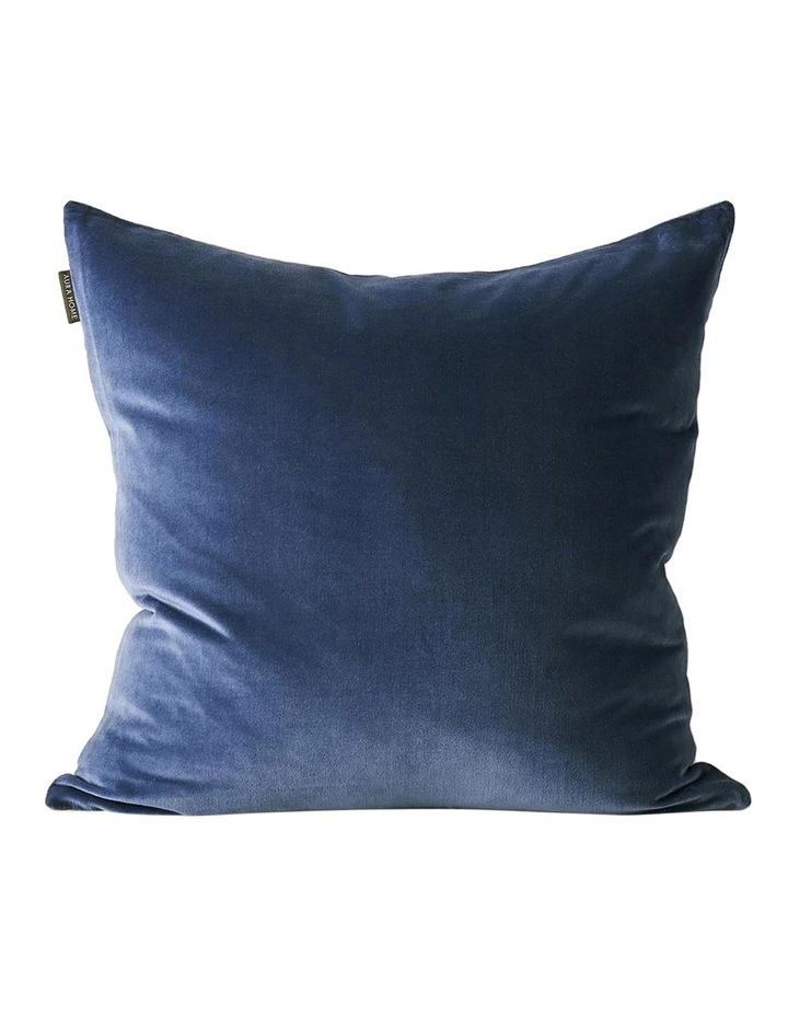 Luxury Velvet Cushion in Bijou Blue