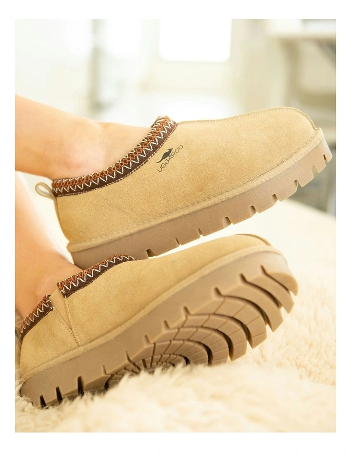 Lottie Ugg Slippers in Beige