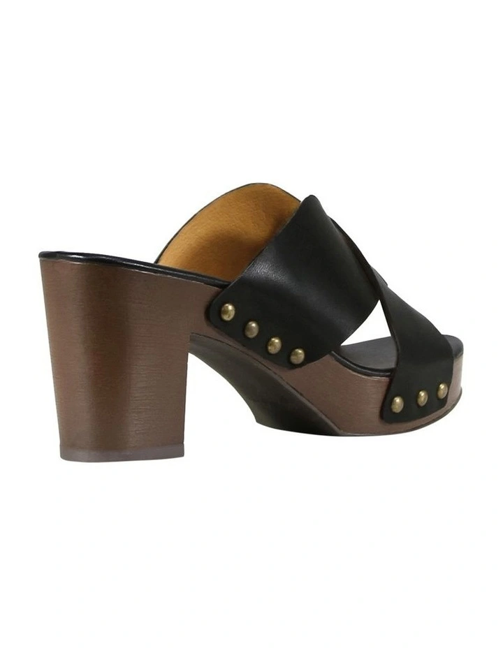 Midtown Clog Mule in Black