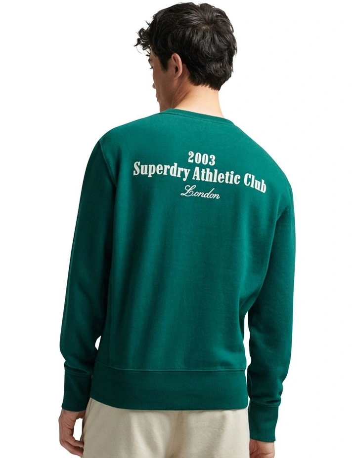 Club Crew Sweater in Green