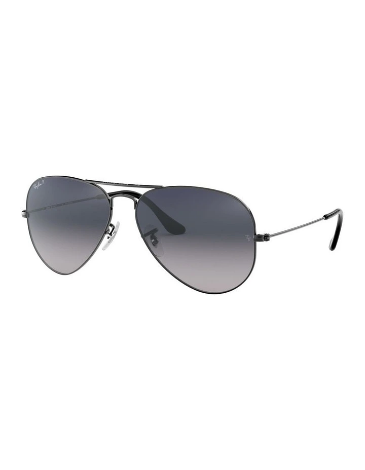 Aviator Gradient Grey RB3025 Polarised Sunglasses