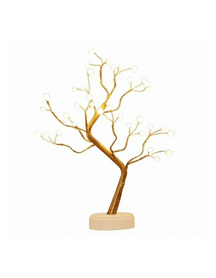 Bonsai LED Lighted Tree Table Desk Lamp for Home Decor in Warm White