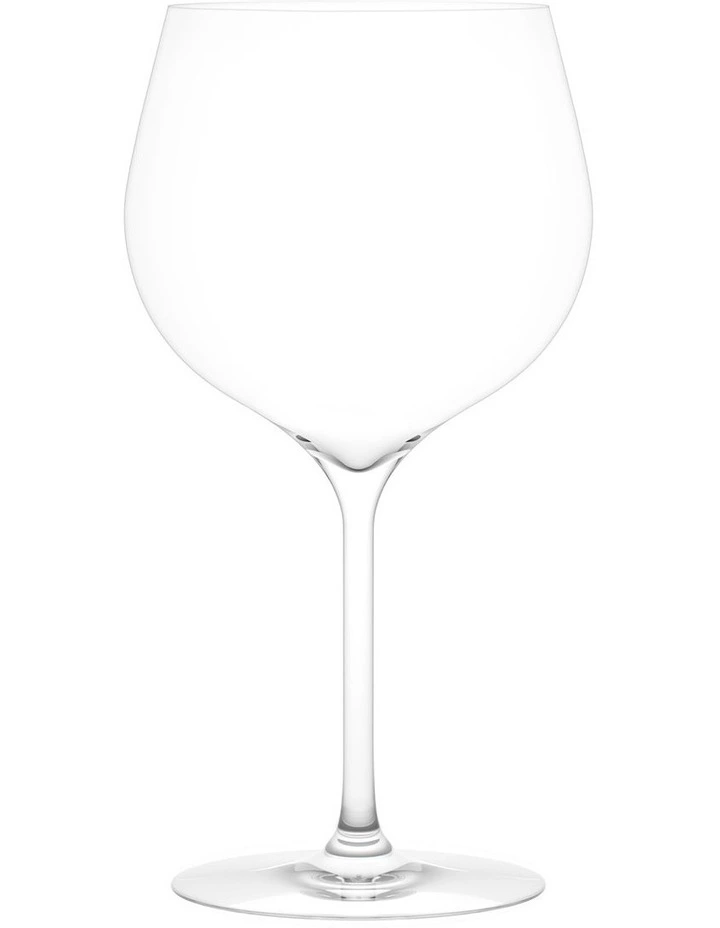 Vintage White B Wine Glass Set of 2