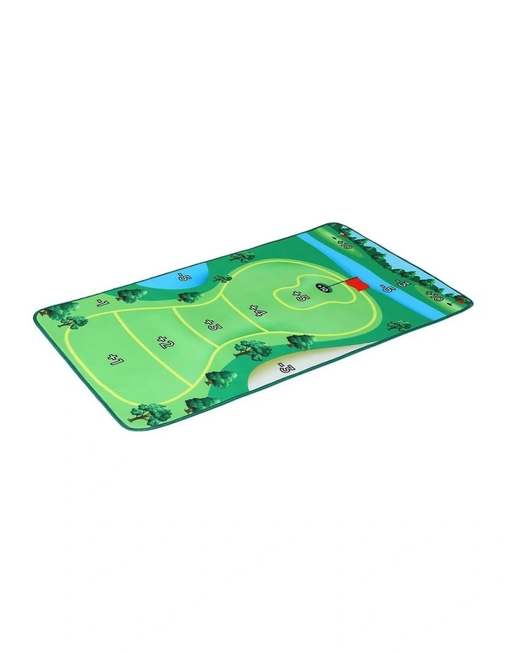 Golf Game Chipping Mats Set in Green