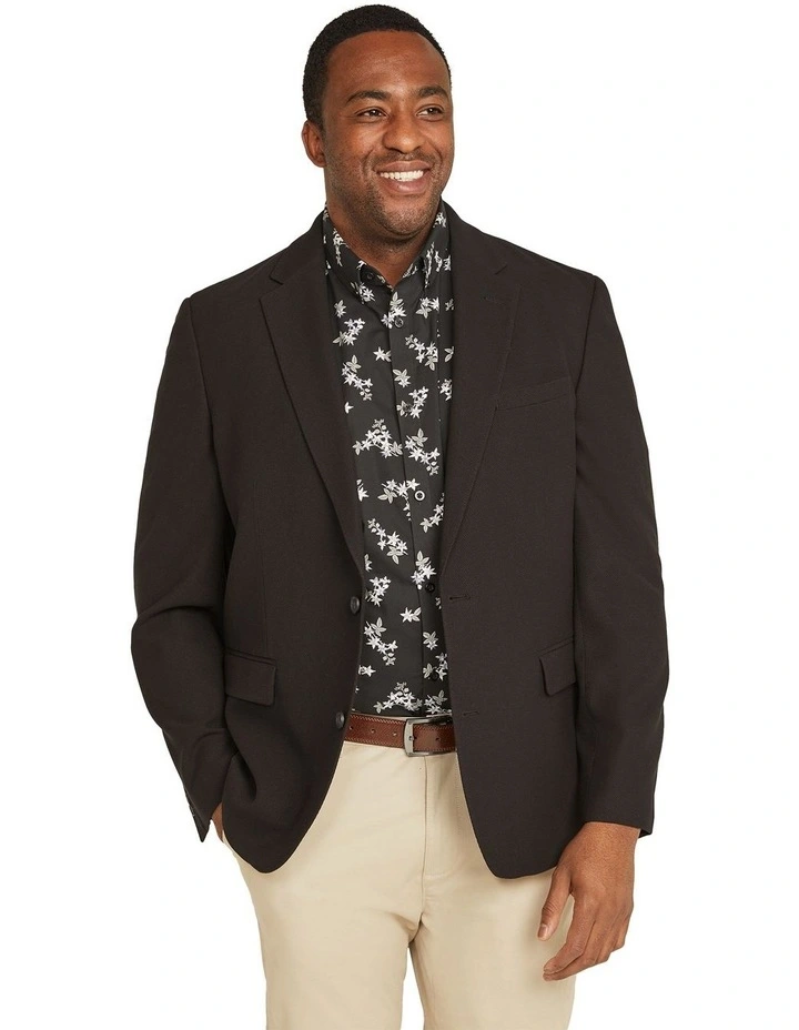 Rafferty Textured Blazer in Black