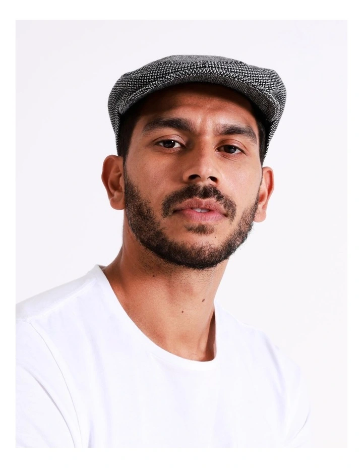 Driving Cap in Grey