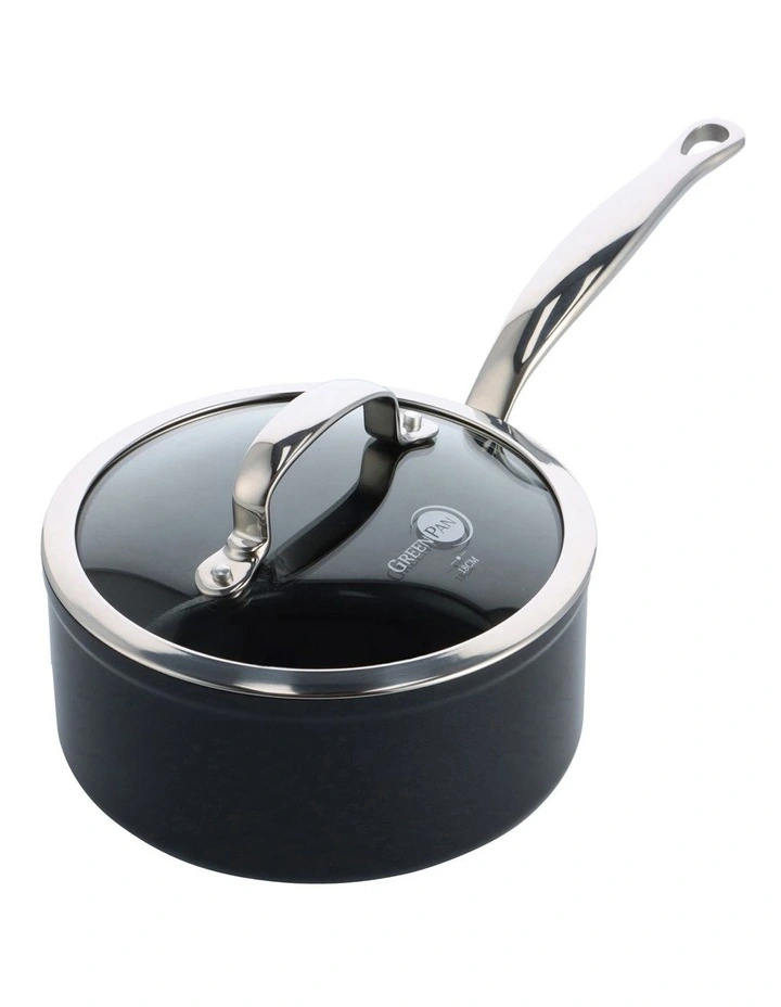 Barcelona Pro Covered Saucepan 18cm/2.1L in Grey