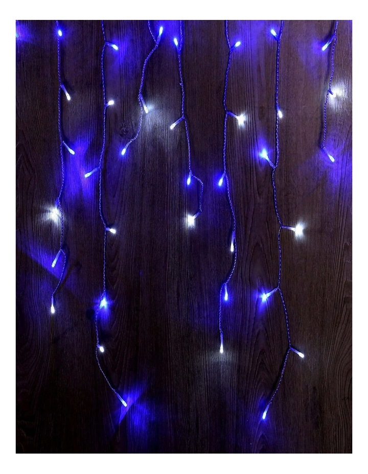 500 LED Connectable Icicle Light in Blue/White