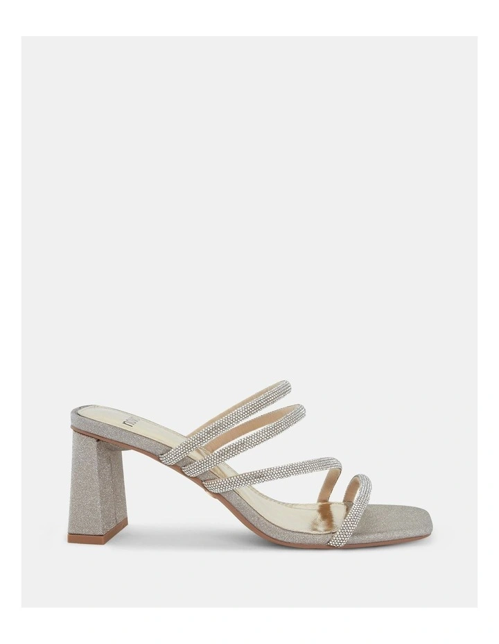 Perugia Block Heels in Gold