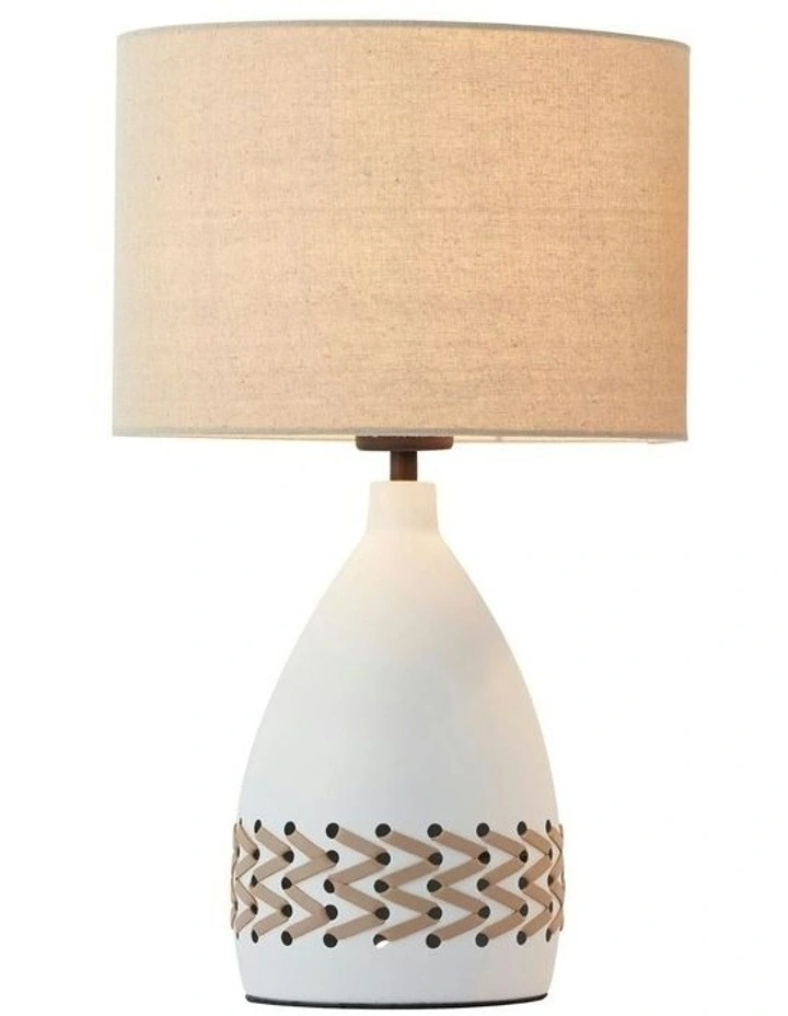 Piper Table Lamp in White